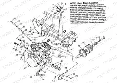ENGINE MOUNTING (400) XPRESS 400 W969540 (4935923592A012) | ENGINE MOUNTING (400) XPRESS 400 W969540 (4935923592A012)