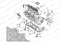 ENGINE MOUNTING SLX 780 B954287 (4933953395B001) | ENGINE MOUNTING SLX 780 B954287 (4933953395B001)