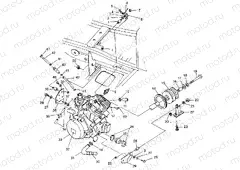 ENGINE MOUNTING (SPORT) Sport 400L W97BA38C (4940124012A009) | ENGINE MOUNTING (SPORT) Sport 400L W97BA38C (4940124012A009)