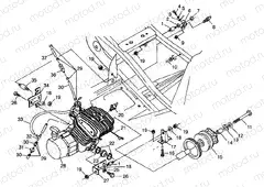 ENGINE MOUNTING XPLORER 300 W98CC28C (4945264526A011) | ENGINE MOUNTING XPLORER 300 W98CC28C (4945264526A011)