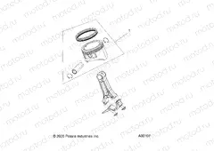 ENGINE - PISTON/RINGS - P20GGGFNA/GGGGNA (A00107) | ENGINE - PISTON/RINGS - P20GGGFNA/GGGGNA (A00107)