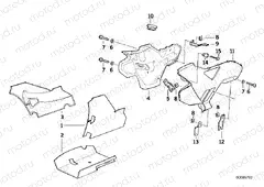 Engine trim panel shielding