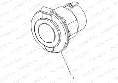 EUROPEAN COMPONENTS | EUROPEAN COMPONENTS, CHARGING INLET HOUSING - e2/e4/eS/eL/eLXD (49GEMEUROCOMPS11CHARGING)