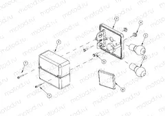 EUROPEAN COMPONENTS | EUROPEAN COMPONENTS, TAILLAMP ECE - e2/e4 (49GEMEUROCOMPS11TAILLAMP)