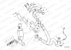 EXHAUSRT PIPE ASSY [MOD:SCR11DRK]