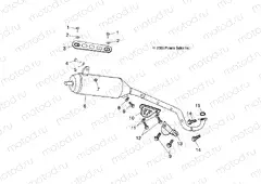 EXHAUST PIPE - A04FA09CA/CB (4987808780A09) | EXHAUST PIPE - A04FA09CA/CB (4987808780A09)