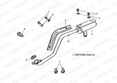 EXHAUST PIPE - A04KA05CA (4999202359920235A09) | EXHAUST PIPE - A04KA05CA (4999202359920235A09)