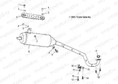 EXHAUST PIPE - A06FA09CA/CB/CC (4999202309920230A09) | EXHAUST PIPE - A06FA09CA/CB/CC (4999202309920230A09)