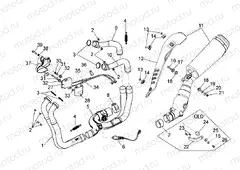 Exhaust pipe I