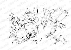 Exhaust pipe I