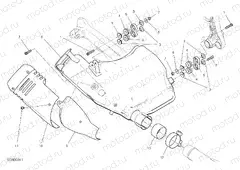EXHAUST SILENCER [MOD:SCR800DK;XST:EUR,GSO,ROK]