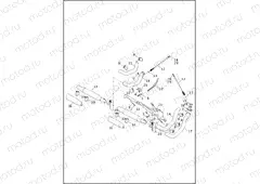 EXHAUST SYSTEM - 883L/N/R, 1200C/CA/CB/CP/V/X (2 OF 2)