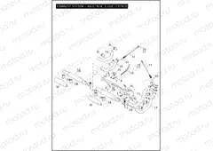 EXHAUST SYSTEM - 883L/N/R, 1200C/CP/N/V/X