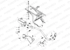 EXHAUST SYSTEM - A00AA32AB (4960076007A011) | EXHAUST SYSTEM - A00AA32AB (4960076007A011)