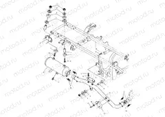 EXHAUST SYSTEM - A01CH50AD (4960026002A011) | EXHAUST SYSTEM - A01CH50AD (4960026002A011)
