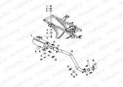 EXHAUST SYSTEM - A02CK42AA/AB (4970327032A10) | EXHAUST SYSTEM - A02CK42AA/AB (4970327032A10)