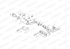 EXHAUST SYSTEM - A03GJ50AA/AB (4975767576A11) | EXHAUST SYSTEM - A03GJ50AA/AB (4975767576A11)