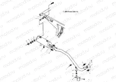 EXHAUST SYSTEM - A04BG50AA/FA (4986228622A08) | EXHAUST SYSTEM - A04BG50AA/FA (4986228622A08)