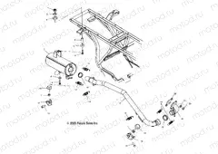 EXHAUST SYSTEM - A04CA32AA/AB/FA (4986248624A10) | EXHAUST SYSTEM - A04CA32AA/AB/FA (4986248624A10)