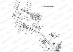 EXHAUST SYSTEM - A04CH68AC/AF/AH/AJ/AT/AV (4987468746A11) | EXHAUST SYSTEM - A04CH68AC/AF/AH/AJ/AT/AV (4987468746A11)