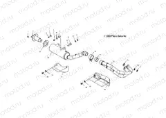 EXHAUST SYSTEM - A04GJ50AA/AB/AC/AD (4986168616A12) | EXHAUST SYSTEM - A04GJ50AA/AB/AC/AD (4986168616A12)