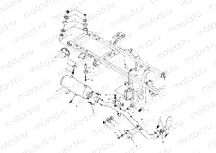 EXHAUST SYSTEM - A99CH45IA (4949154915A013) | EXHAUST SYSTEM - A99CH45IA (4949154915A013)