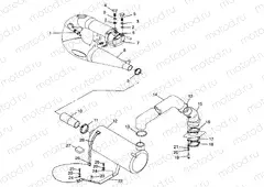 EXHAUST SYSTEM - B984573 (4946554655b005) | EXHAUST SYSTEM - B984573 (4946554655b005)