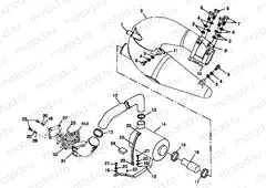 EXHAUST SYSTEM - B984690 (4945114511b006) | EXHAUST SYSTEM - B984690 (4945114511b006)