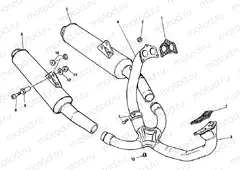 EXHAUST SYSTEM » EXHAUST SYSTEM