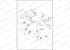 EXHAUST SYSTEM - FLFB, FLFBS