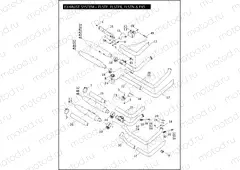 EXHAUST SYSTEM - FLS, FLSTF, FLSTFB, FLSTN & FXS (2 OF 2)