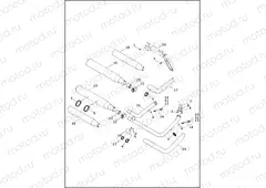 EXHAUST SYSTEM - FLSL, FXBB, FXLR