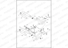 EXHAUST SYSTEM - FLSTC