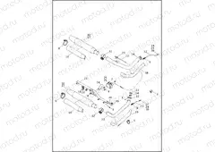 EXHAUST SYSTEM - FLSTC & FXST