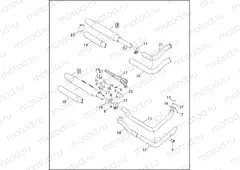 EXHAUST SYSTEM - FLSTF/I & FXSTD/I