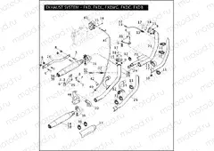 EXHAUST SYSTEM - FXD, FXDL, FXDWG, FXDC, FXDB