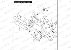 EXHAUST SYSTEM - FXDF