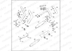 EXHAUST SYSTEM - FXRP