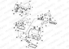 EXHAUST SYSTEM - I995094 (4951485148B008) | EXHAUST SYSTEM - I995094 (4951485148B008)