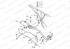 EXHAUST SYSTEM Magnum 6X6 - W968744 and Magnum 6X6 Swedish - S968744 (4936073607A012) | EXHAUST SYSTEM Magnum 6X6 - W968744 and Magnum 6X6 Swedish - S968744 (4936073607A012)