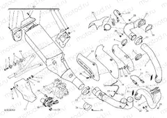 EXHAUST SYSTEM [MOD:M 1200S]