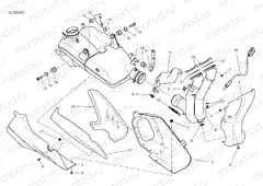 EXHAUST SYSTEM [MOD:PANV4 S;XST:ROK]