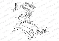 EXHAUST SYSTEM - N98AC42D (4945214521A012) | EXHAUST SYSTEM - N98AC42D (4945214521A012)