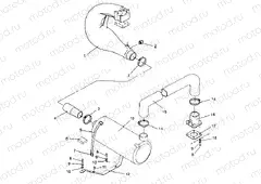 EXHAUST SYSTEM SL 750 B944070 (4927012701015A) | EXHAUST SYSTEM SL 750 B944070 (4927012701015A)