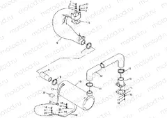 EXHAUST SYSTEM SLT 780 B964588 and Intl. SLT 780 I964588 (4935683568B004) | EXHAUST SYSTEM SLT 780 B964588 and Intl. SLT 780 I964588 (4935683568B004)
