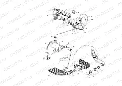 EXHAUST SYSTEM - W015099D (4964866486B006) | EXHAUST SYSTEM - W015099D (4964866486B006)