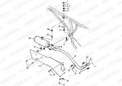 EXHAUST SYSTEM - W98AE50A (4946394639a013) | EXHAUST SYSTEM - W98AE50A (4946394639a013)