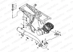 EXHAUST SYSTEM - W98CA28C (4945364536a013) | EXHAUST SYSTEM - W98CA28C (4945364536a013)
