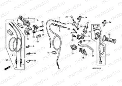 F-1-1 HANDLE LEVER / SWITCH / CABLE (CRF450R4,5,6,7,8)
