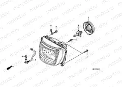 F-1-1 HEADLAMP (CB1300S / CB1300SA)